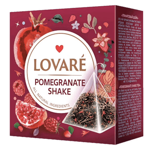 Чай черный гранатовый коктейль – 3D – 15 чайных пакетиков